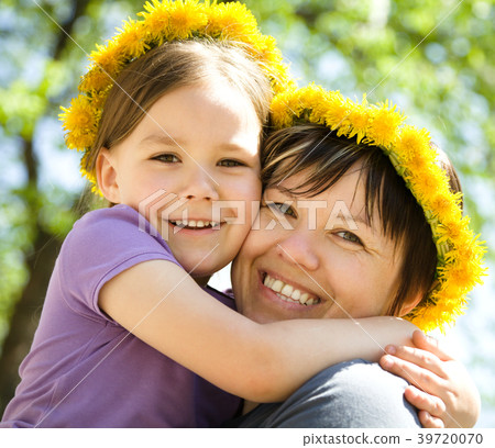 Portrait of happy daughter with her mother 39720070