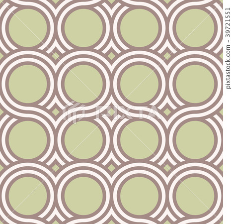 Vector seamless pattern with mandala shape. Vector seamless pattern with mandala shape. 39721551