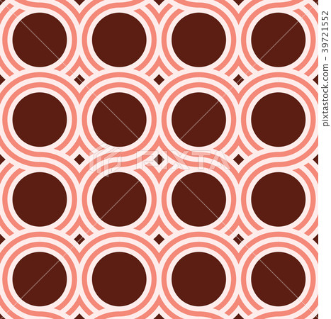 Vector seamless pattern with mandala shape. Vector seamless pattern with mandala shape. 39721552