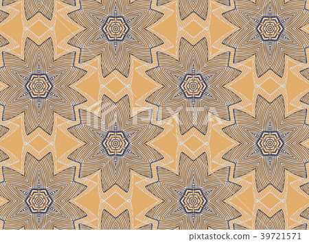 Vector seamless pattern with mandala shape. 39721571