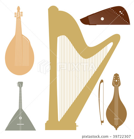 Stringed dreamed musical instruments classical Stringed dreamed musical instruments classical 39722307