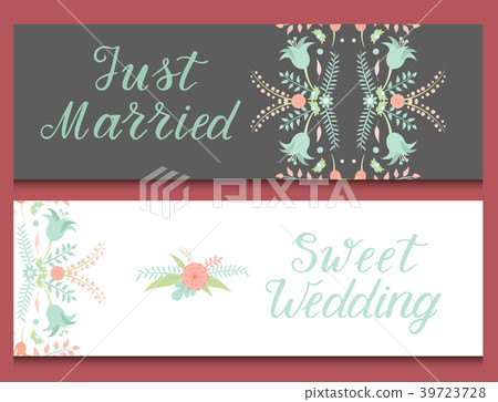 Wedding invitation card vector save the date suite 39723728