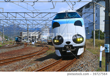 Panda Kuroshio No. JR 287 Panda face Express Train Kuroshio 27 39727564