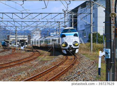 Panda Kuroshio No. JR 287 Panda face Express Train Kuroshio 22 Panda Kuroshio No. JR 287 Panda face Express Train Kuroshio 22 39727629