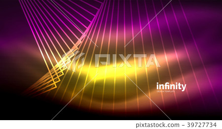 Shiny straight lines on dark background, techno Shiny straight lines on dark background, techno 39727734
