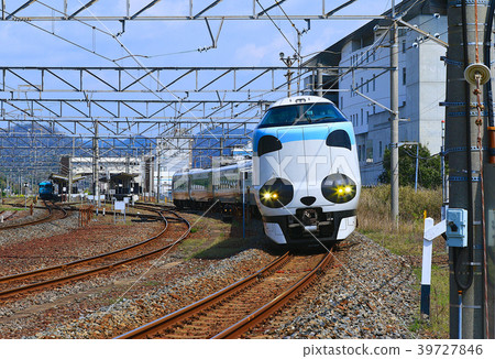 Panda Kuroshio No. JR 287 Panda face Express Train Kuroshio 23 Panda Kuroshio No. JR 287 Panda face Express Train Kuroshio 23 39727846