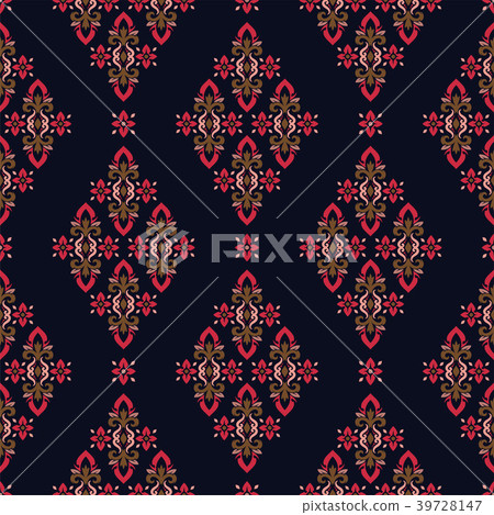 Vector damask seamless pattern 39728147