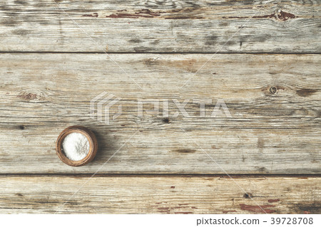 Salt, saltcellar, wooden table, cafe, concept Salt, saltcellar, wooden table, cafe, concept 39728708