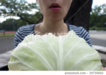一個圓白菜的女人 39730602
