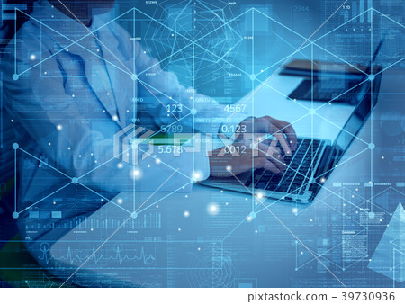 醫療系統圖像。 39730936