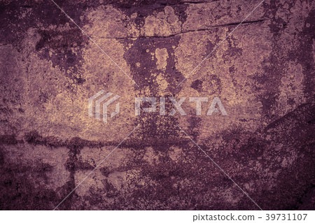 Abstract and weathered stone background in violet 39731107