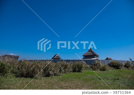 Yoshinogari ruins Yoshinogari historical park A distant view of the Kitauchigu 39731364