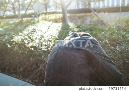 Depressed business woman Depressed business woman 39731554