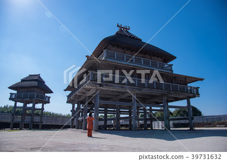 Yoshinogari ruins Yoshinogari historical park The main festival hall and guide of the Kitauchigu Yoshinogari ruins Yoshinogari historical park The main festival hall and guide of the Kitauchigu 39731632