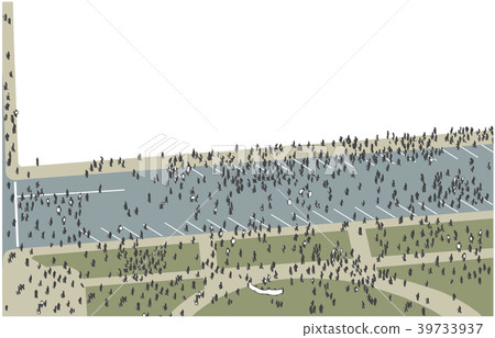 People protest, celebration on street background People protest, celebration on street background 39733937