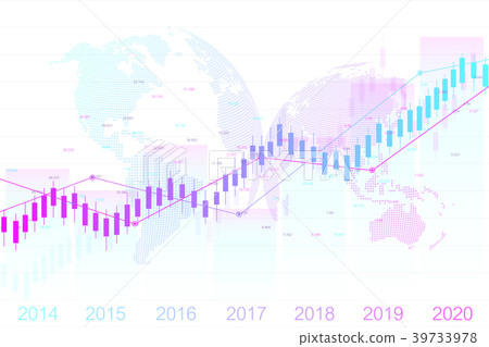 Stock market and exchange. Candle stick graph Stock market and exchange. Candle stick graph 39733978