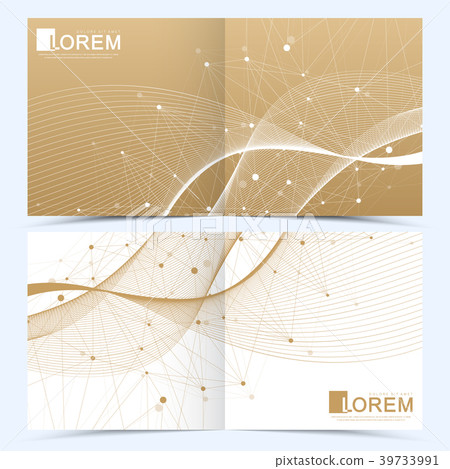Modern vector template for brochure, leaflet Modern vector template for brochure, leaflet 39733991