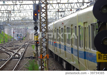 交通燈和小田急線 39734385