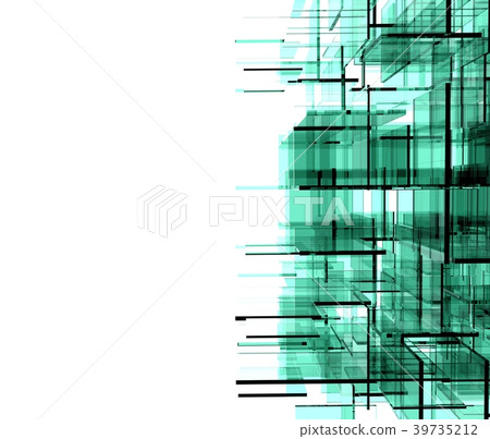 Background material of glass structure 39735212