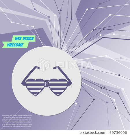sunglasses in the form of heart icon on purple abs sunglasses in the form of heart icon on purple abs 39736006