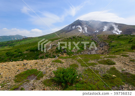 北海道大雪山國立公園Asahidake和Shibimi池塘 北海道大雪山國立公園Asahidake和Shibimi池塘 39736832