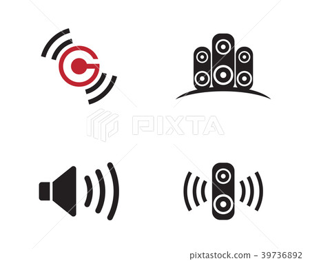 Sound icon vector illustration-插圖素材 [39736892] - PIXTA圖庫