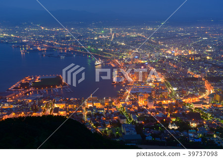 Night view of Hokkaido Hakodate Night view of Hokkaido Hakodate 39737098