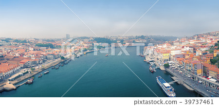 Old Porto city and Ribeira over Douro river from 39737461