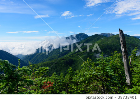 Southern Alps Southern view from Sanbushiyama Southern Alps Southern view from Sanbushiyama 39738401