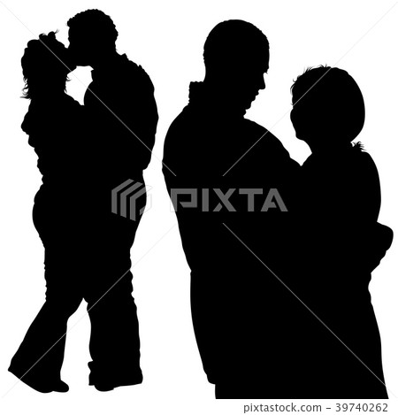 Lovers Silhouettes Lovers Silhouettes 39740262