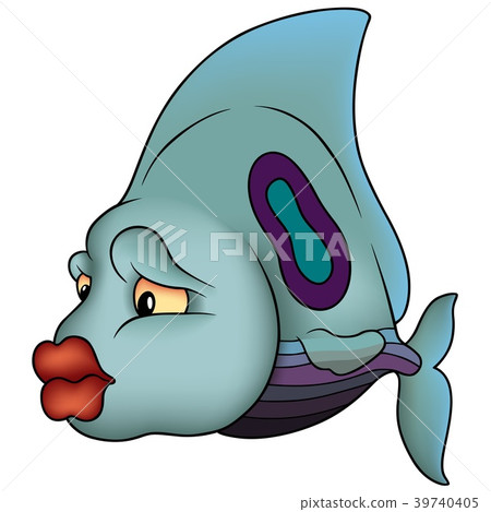Blue Beautiful Fish Blue Beautiful Fish 39740405