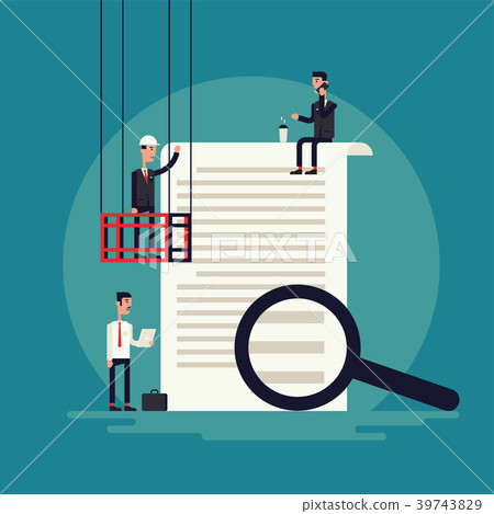 Claim Form Flat Illustration 39743829
