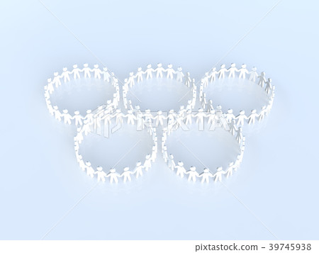 Olympic People's Circle Peace Exchange Friendship Olympic People's Circle Peace Exchange Friendship 39745938