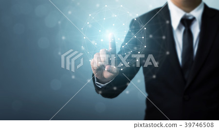 Computer network and internet connection concept Computer network and internet connection concept 39746508