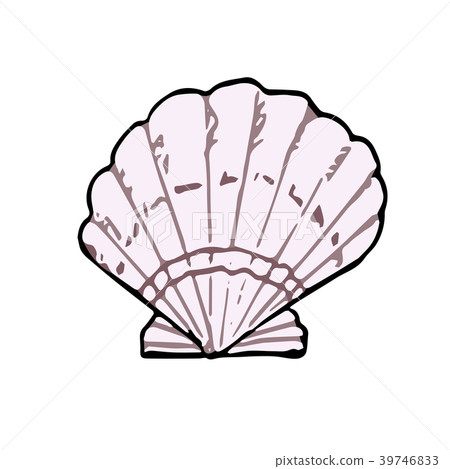 Shellfish Vector Illustration - Stock Illustration [39746833] - PIXTA