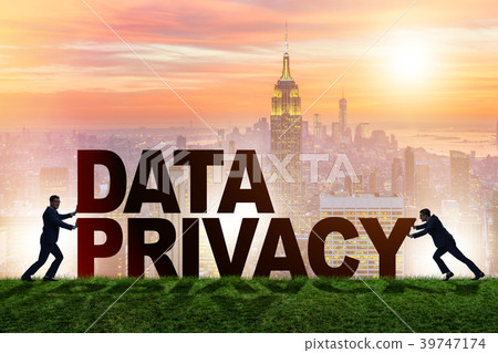 Data privacy concept in modern IT technology 39747174