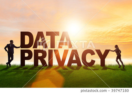 Data privacy concept in modern IT technology 39747180