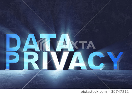 Data privacy concept in modern IT technology - 3d Data privacy concept in modern IT technology - 3d 39747211