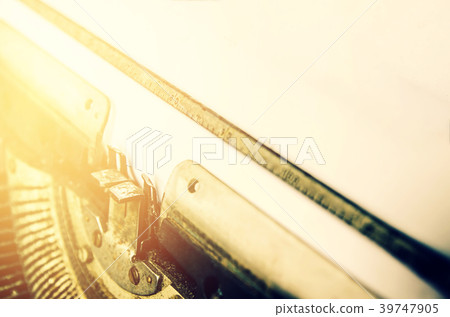 close up of typewriter vintage retro styled 39747905