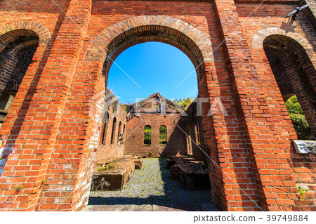 Matsushima Coal Mine 4 mine trace (red brick of 4 pits) [Saikai City, Nagasaki Prefecture] 39749884