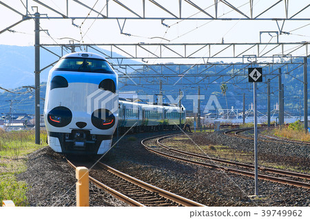 Panda Kuroshio No. JR 287 Panda face Express Train Kuroshio 30 Panda Kuroshio No. JR 287 Panda face Express Train Kuroshio 30 39749962