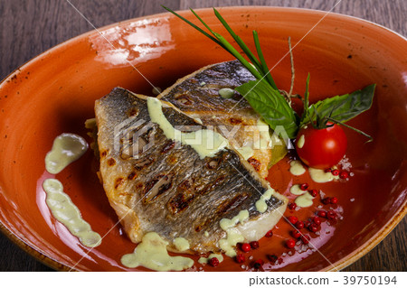 Grilled dorada fillet 39750194
