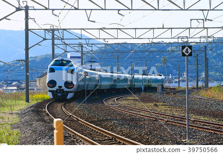 Panda Kuroshio No. JR 287 Panda face Express Train Kuroshio 32 39750566