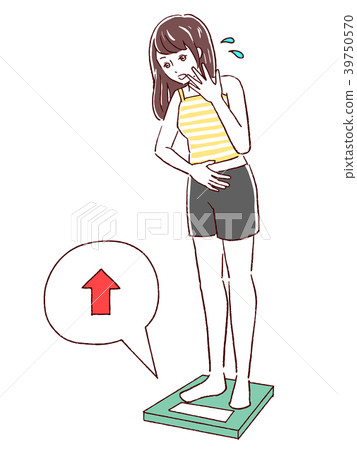 A woman on a scale 39750570