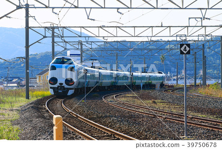 Panda Kuroshio No. JR 287 Panda face Express Train Kuroshio 33 Panda Kuroshio No. JR 287 Panda face Express Train Kuroshio 33 39750678