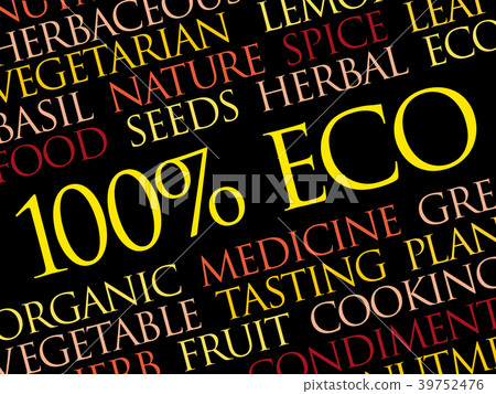 100% ECO word cloud collage 100% ECO word cloud collage 39752476