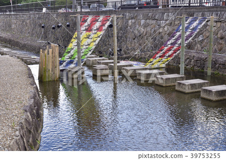 Yuzen rushing of the Tanabata light of Kyoto Yuzen rushing of the Tanabata light of Kyoto 39753255