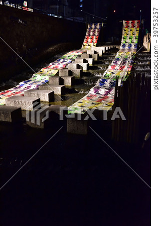Yuzen rushing of the Tanabata light of Kyoto Yuzen rushing of the Tanabata light of Kyoto 39753257