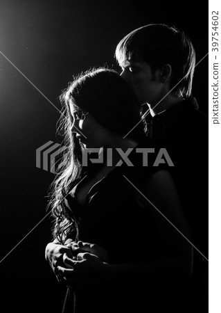 Young couple hugging Young couple hugging 39754602