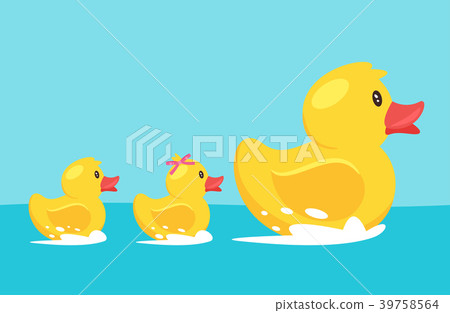 yellow rubber duck with family yellow rubber duck with family 39758564